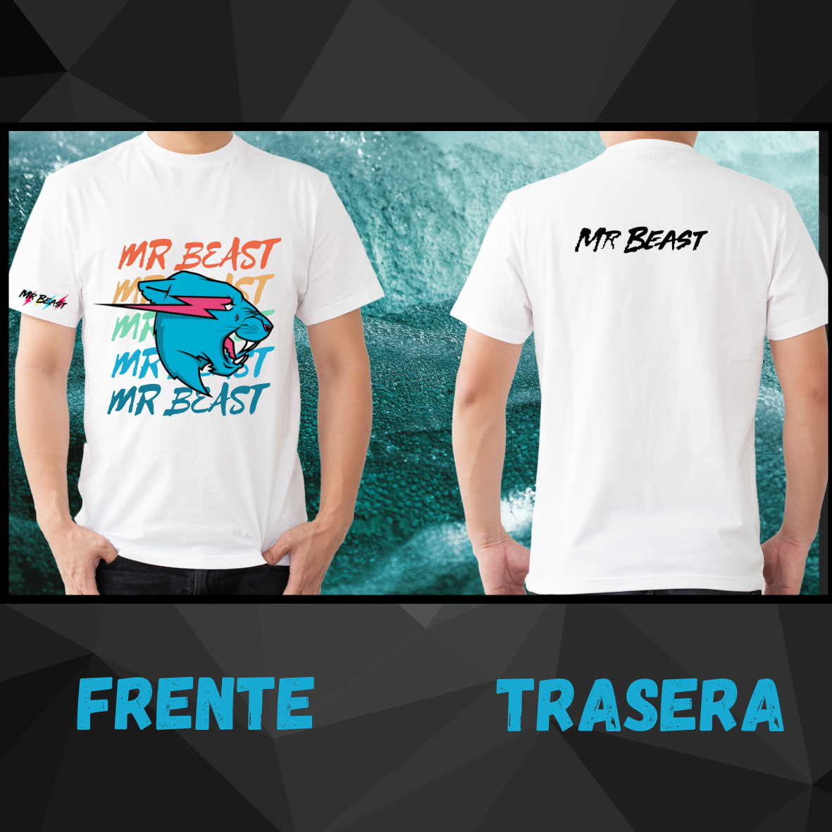 Playera Blanca MR BEAST